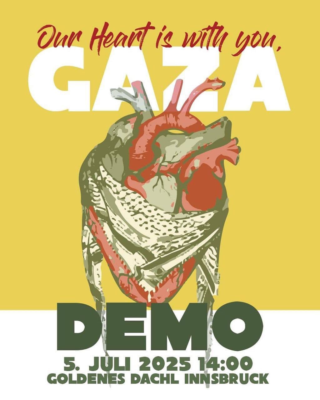 Gaza - our heart is with you! 