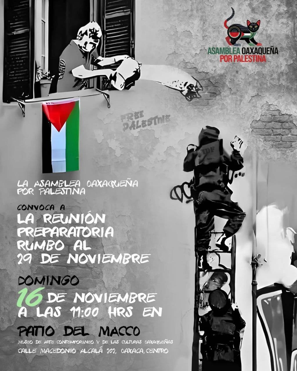 LA ASAMBLEA OAXAQUEÑA POR PALESTINA