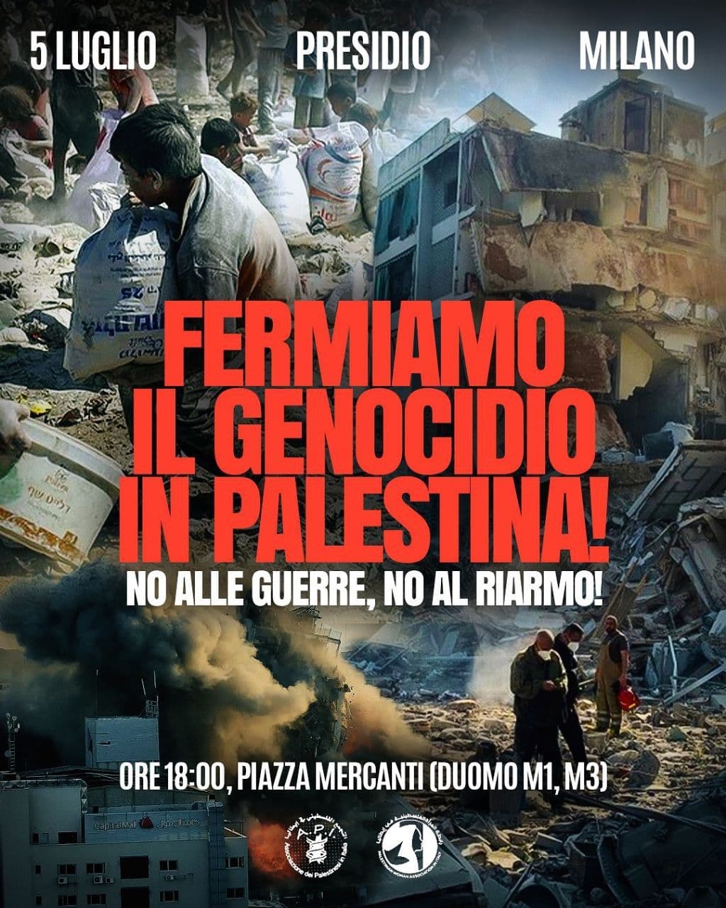 FERMIAMO IL GENOCIDIO IN PALESTINA!