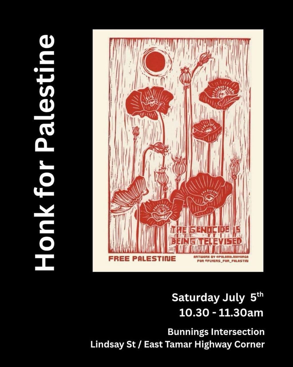 Honke  for Palestine