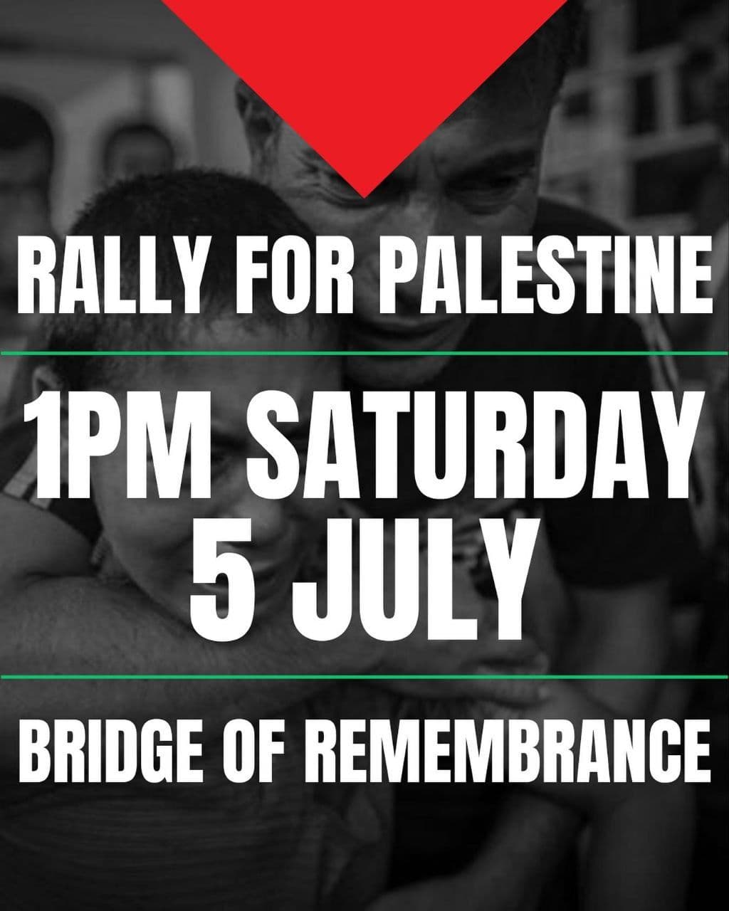 RALLY FOR PALESTINE