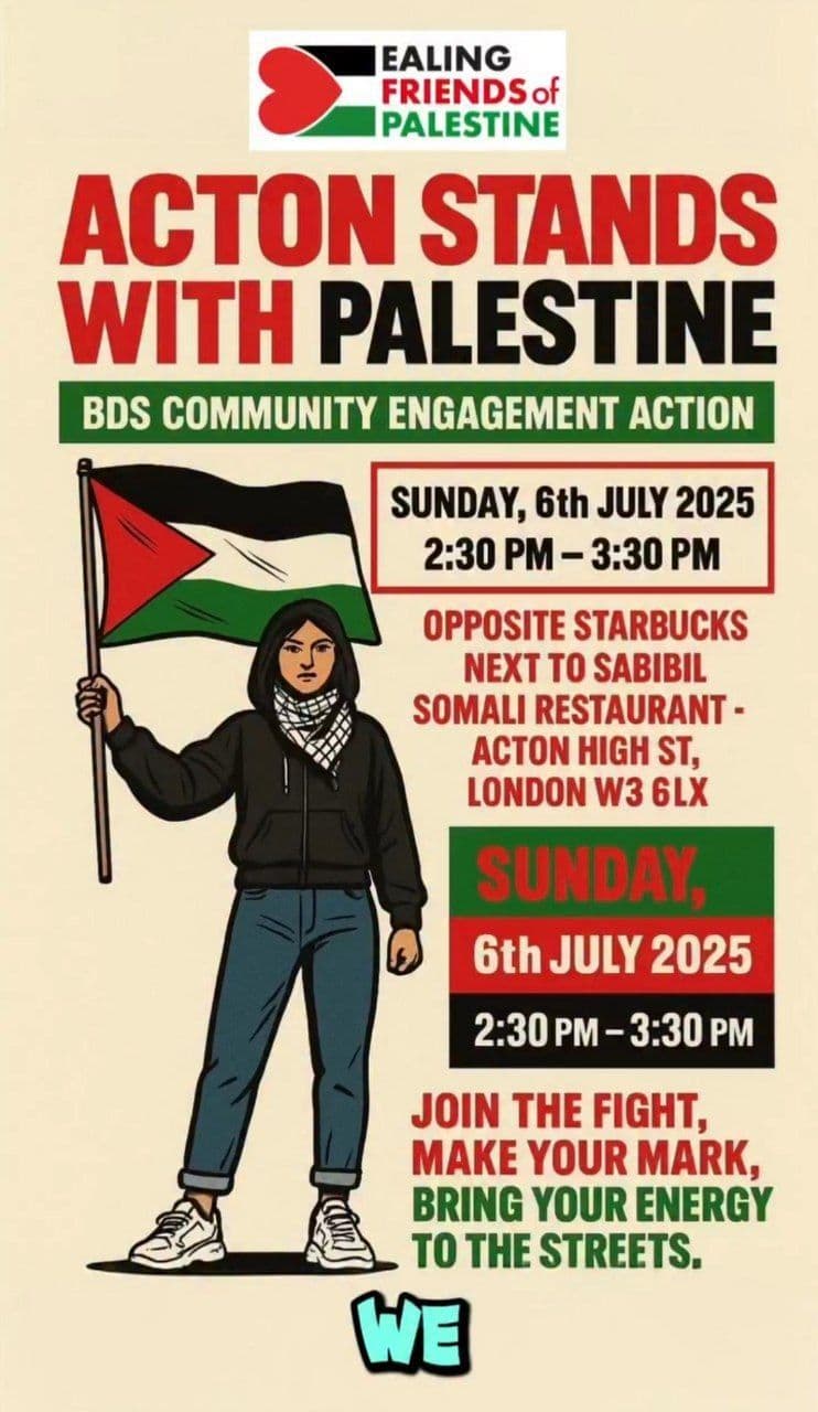 ACTON STANDS WITH PALESTINE