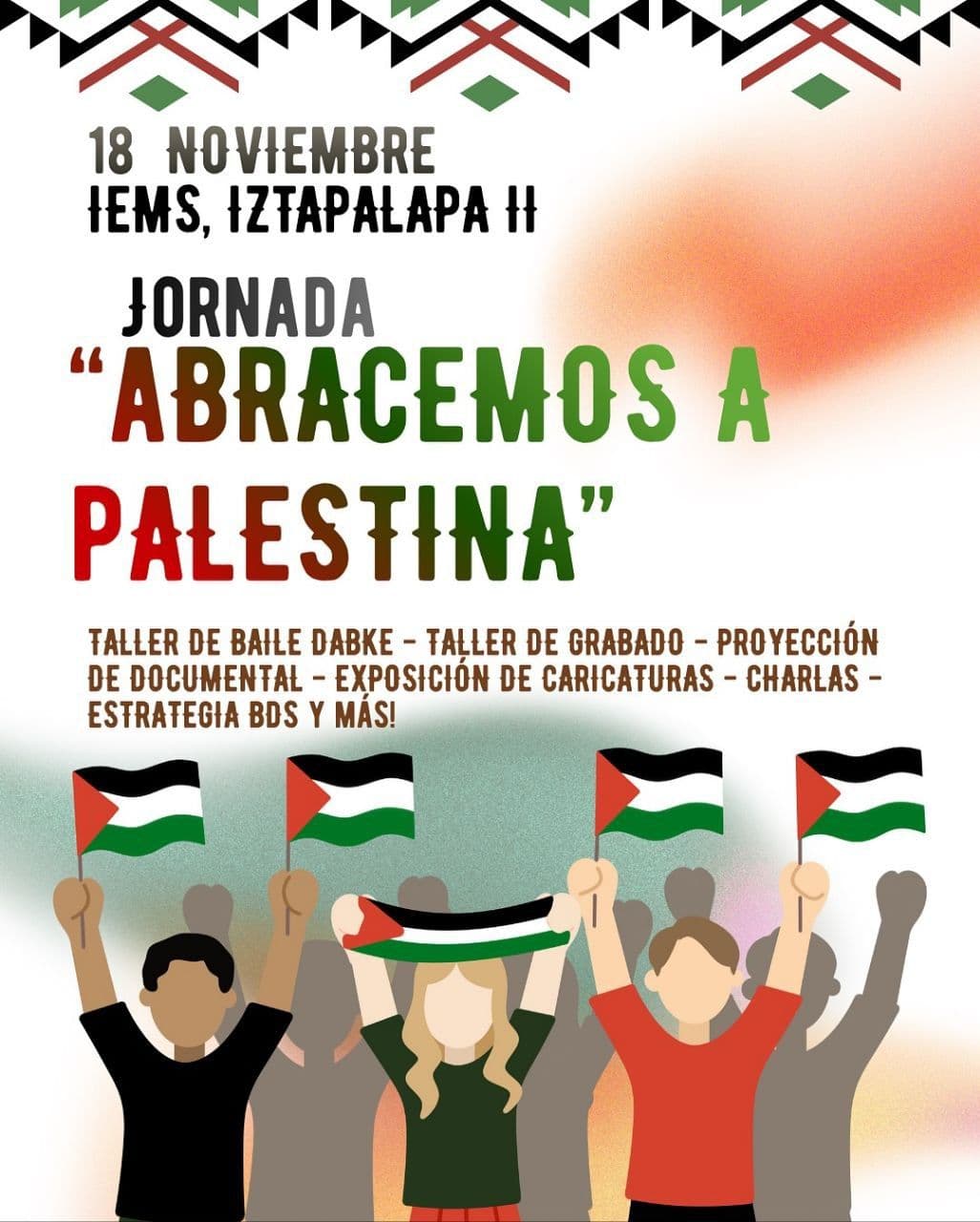 "ABRACEMOS A PALESTINA"