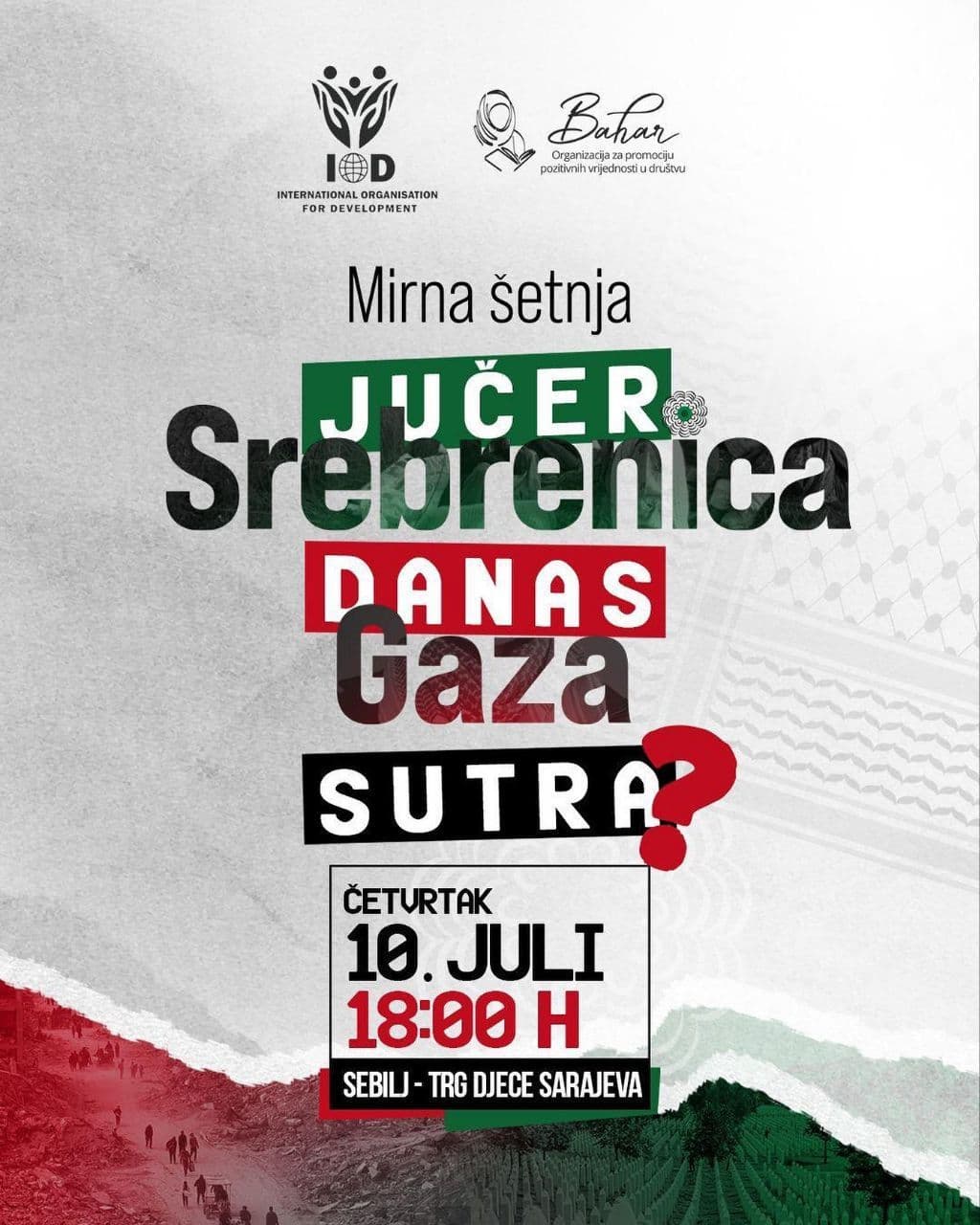 SREBRENICA – DA SE NIKADA I NIKOME NE PONOVI.