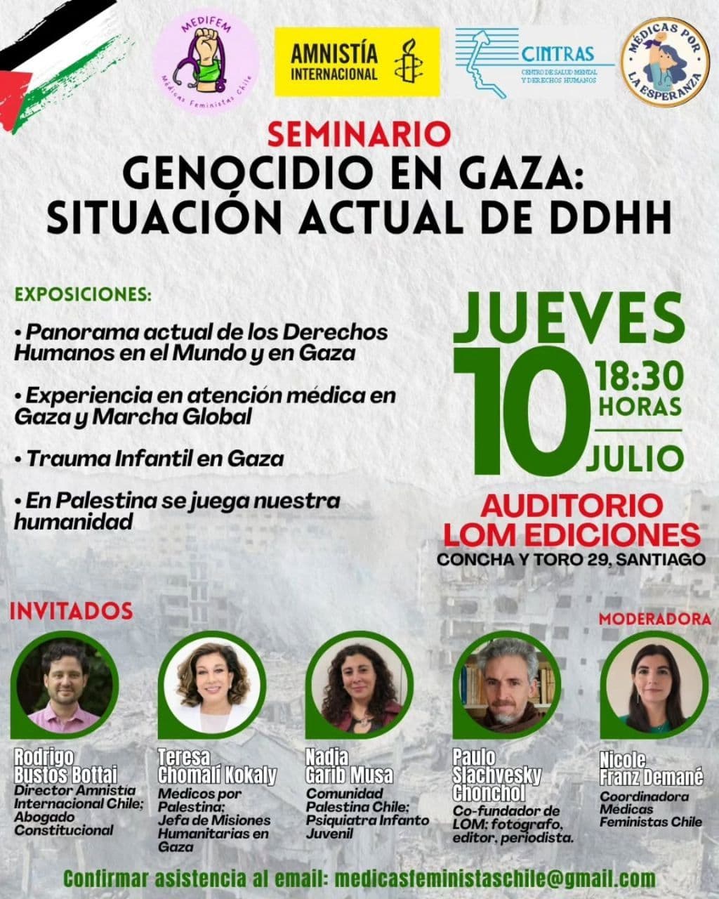 GENOCIDIO EN GAZA: SITUACIÓN ACTUAL DE DDHH