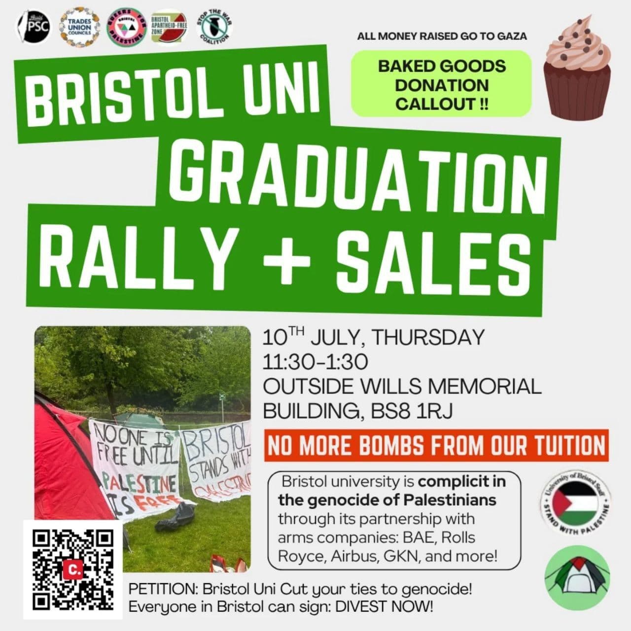 BRISTOL UNI GRADUATION RALLY + SALES