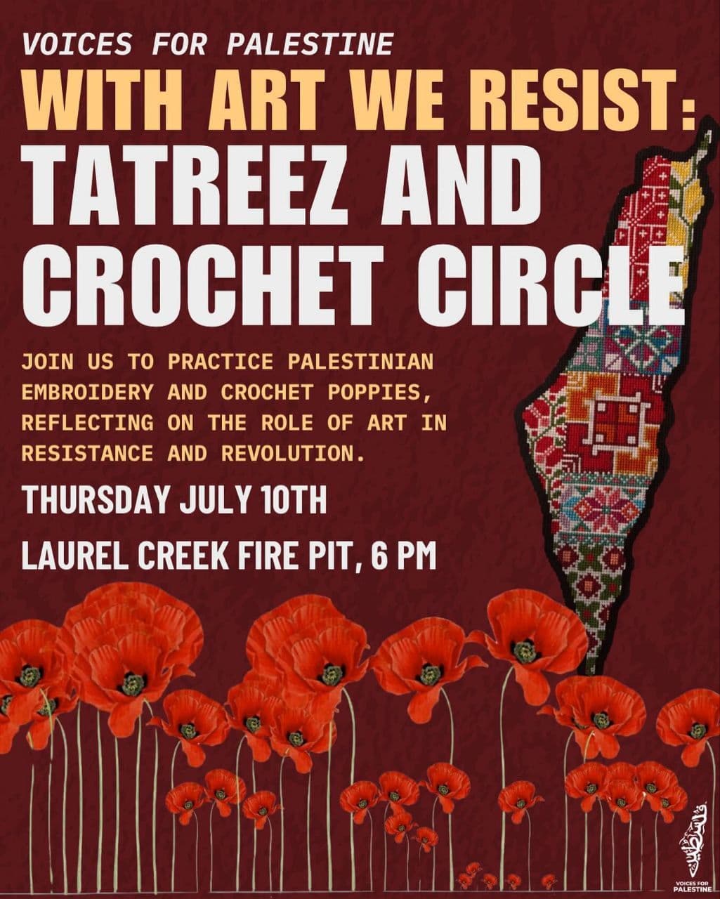 WITH ART WE RESIST: TATREEZ AND CROCHET CIRCLE