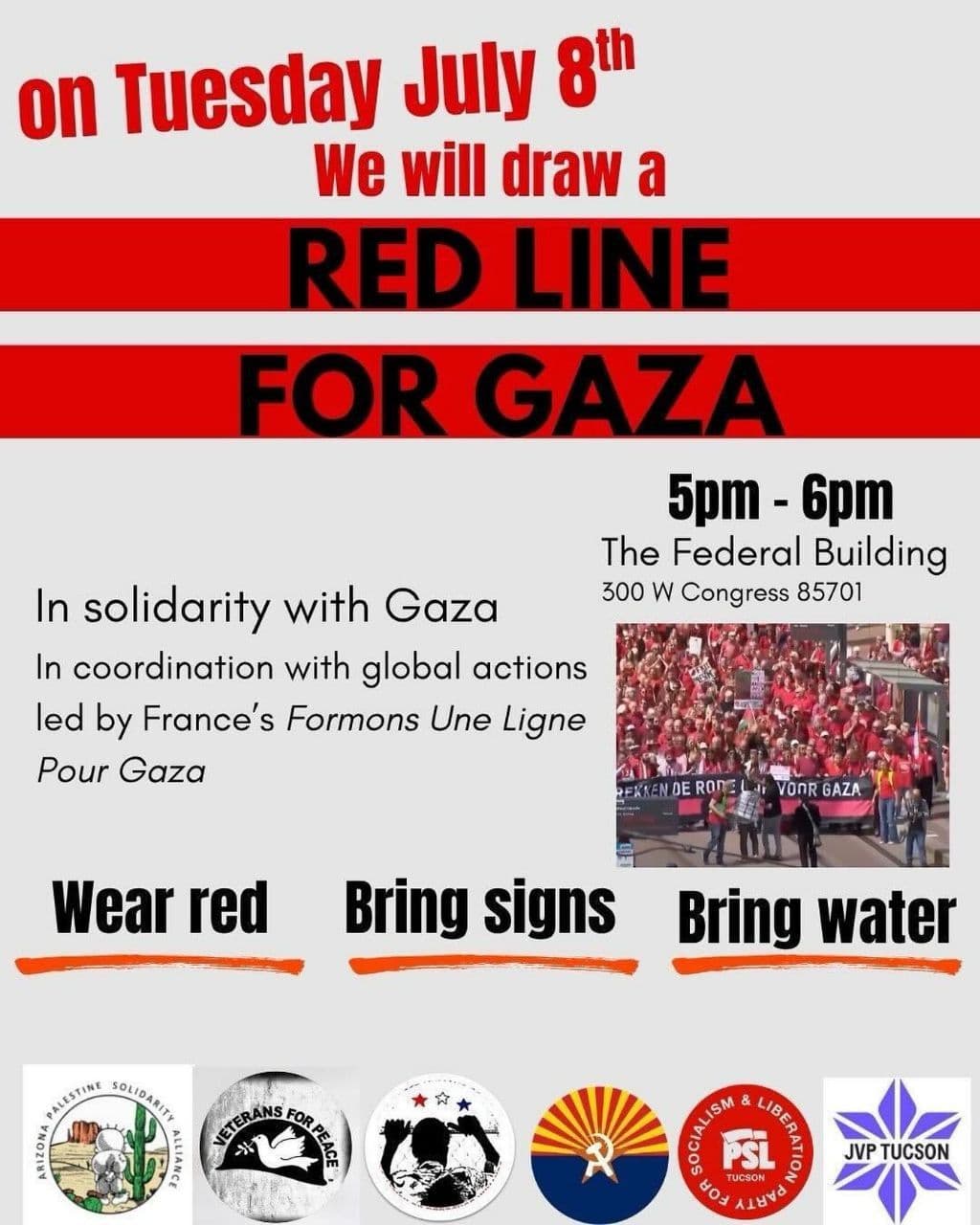 RED LINE FOR GAZA