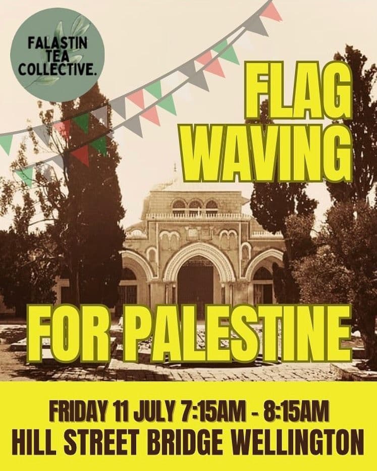 FLAG WAVING FOR PALESINE