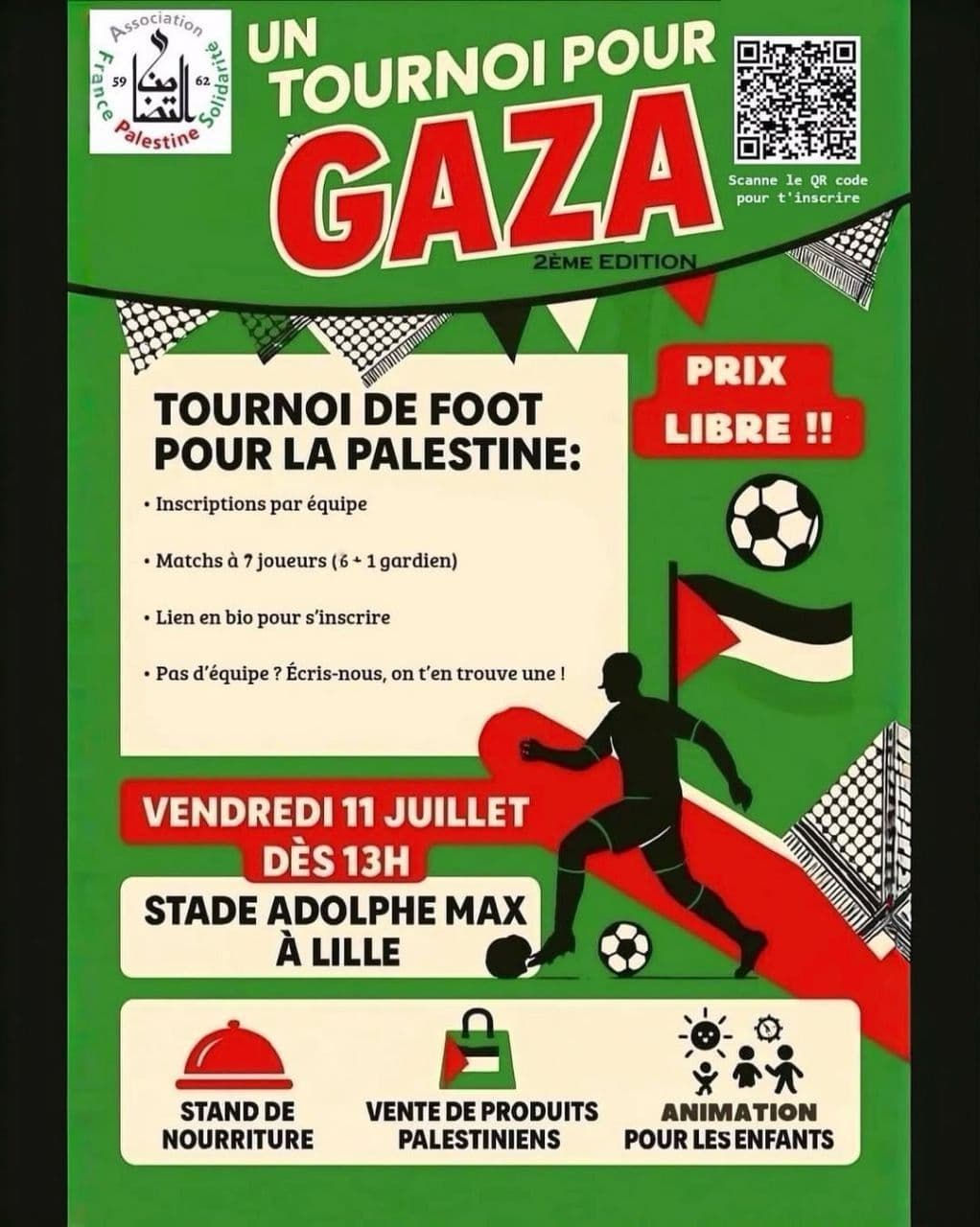TOURNOI POUR GAZA 