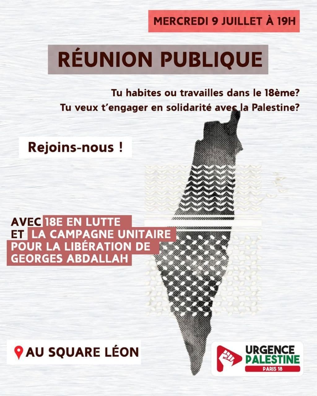 RÉUNION PUBLIQUE