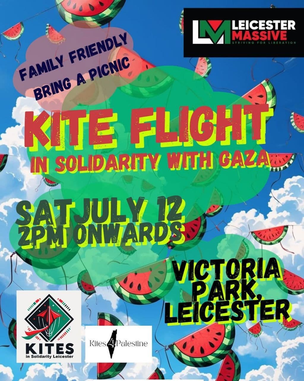 KITE FLIGHT IN SOLIDARITY WITH GAZA