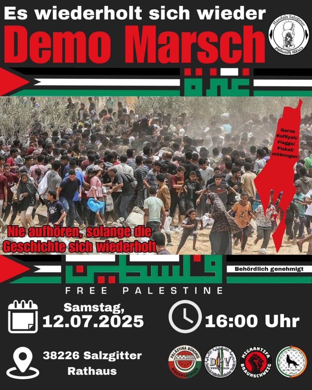 Demo Marsch für Palästina 