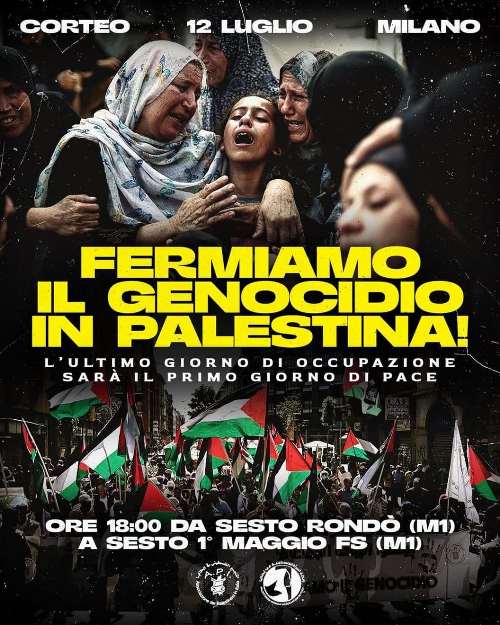 FERMIAMO IL GENOCIDIO IN PALESTINA!