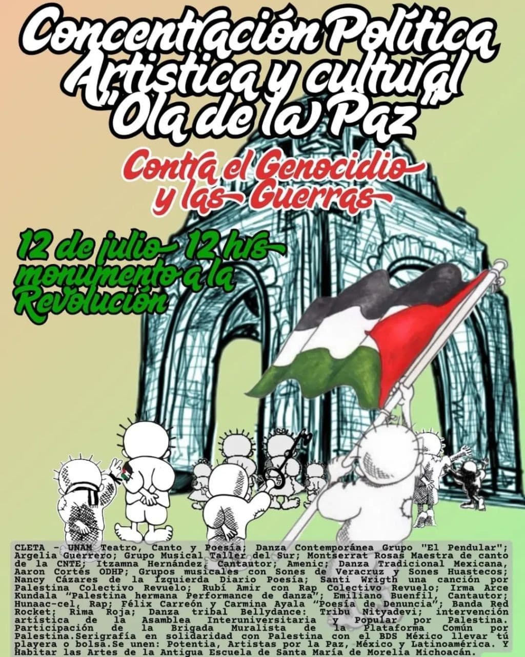 Ola X la Paz, concentración artística- política- cultural