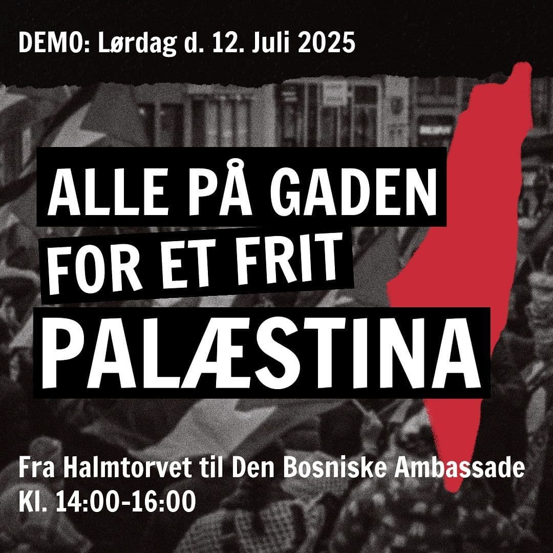 ALLE PÄ GADEN FOR ET FRIT PALASTINA