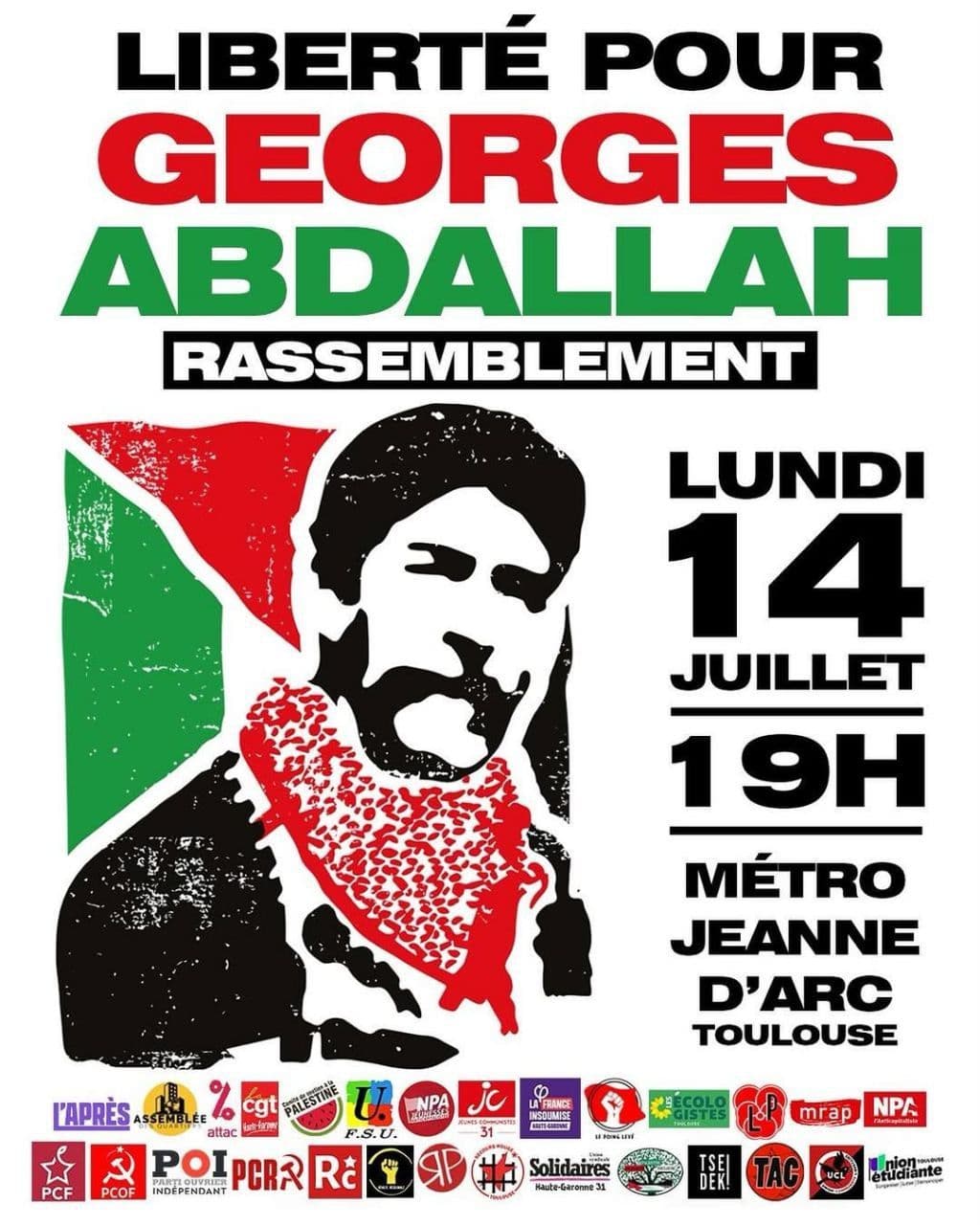 Liberté pour Georges Abdallah!