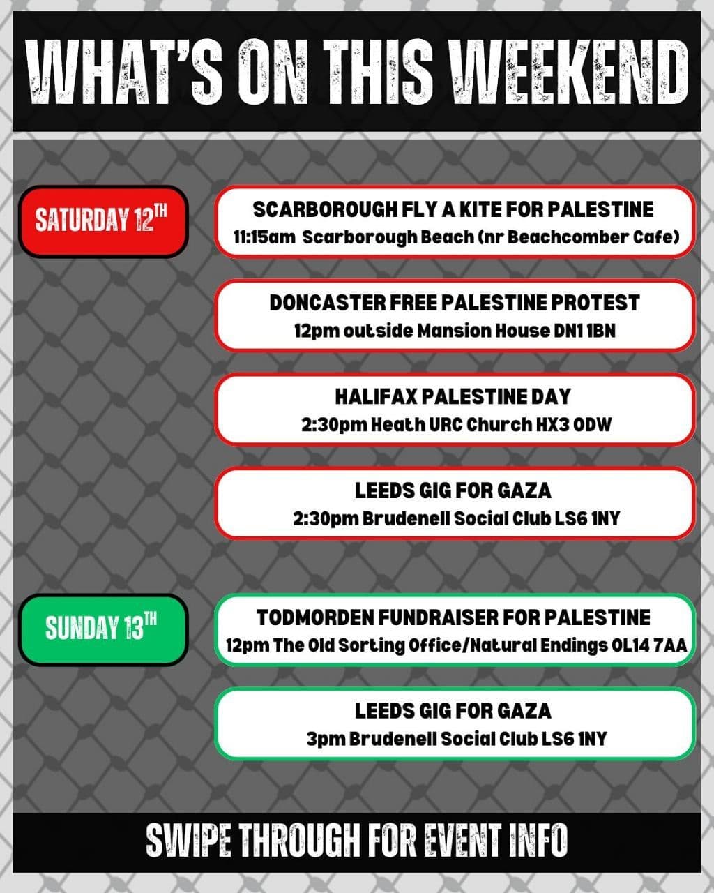 TODMORDEN FUNDRAISER FOR PALESTINE