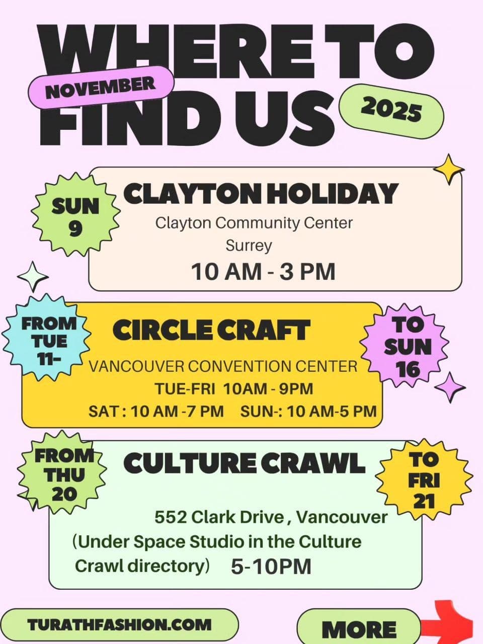 WHERE TO FIND US / 552 Clark Drive, Vancouver