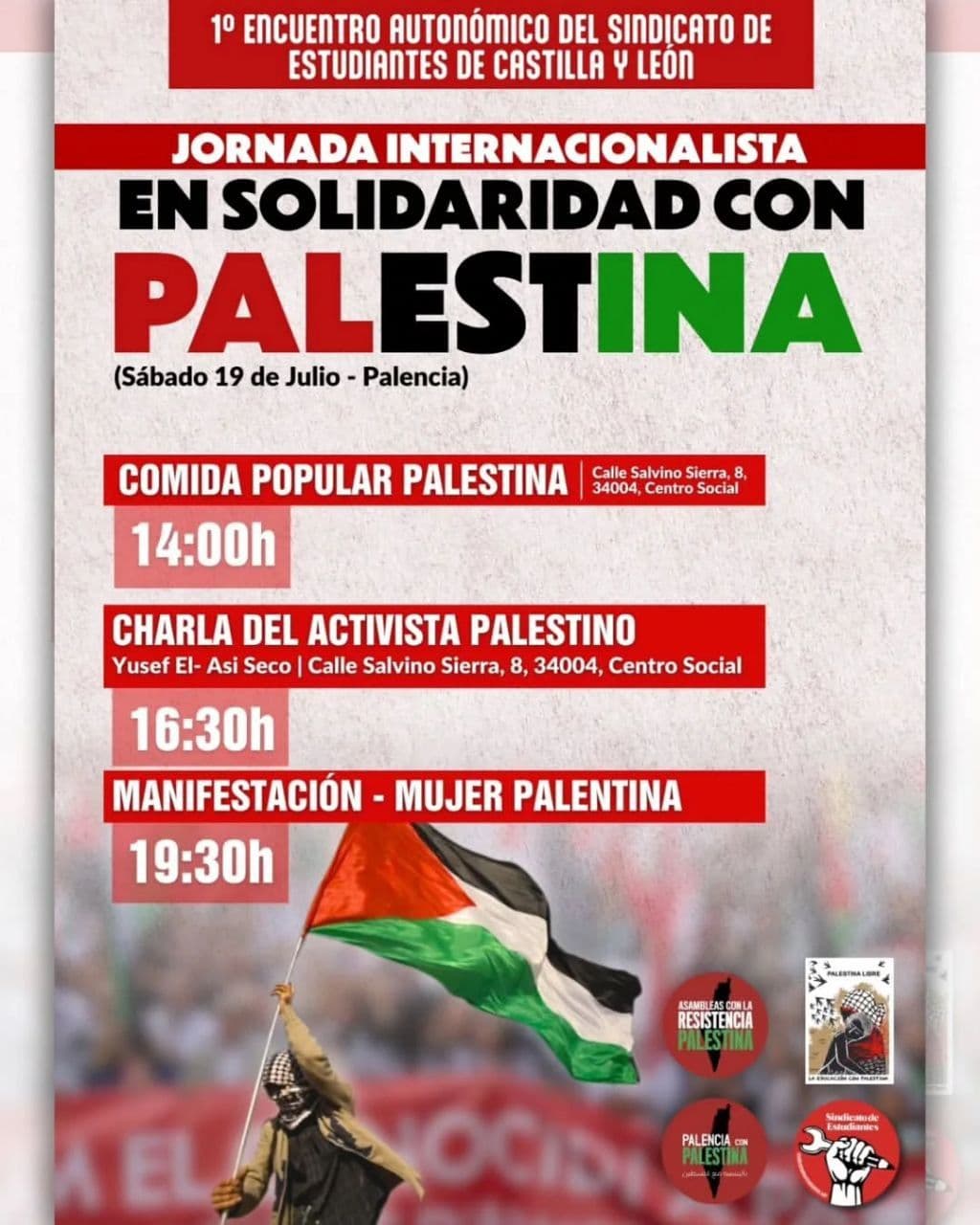 JORNADA INTERNACIONALISTA EN SOLIDARIDAD CON PALESTINA