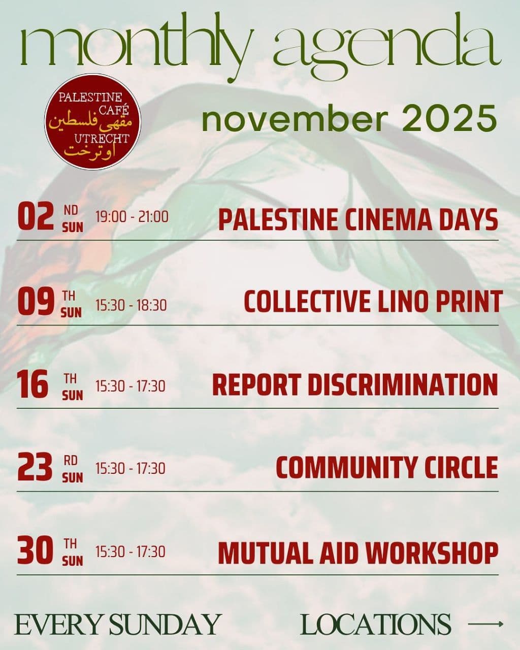 monthy agenda / Moira Expo / 23 November 