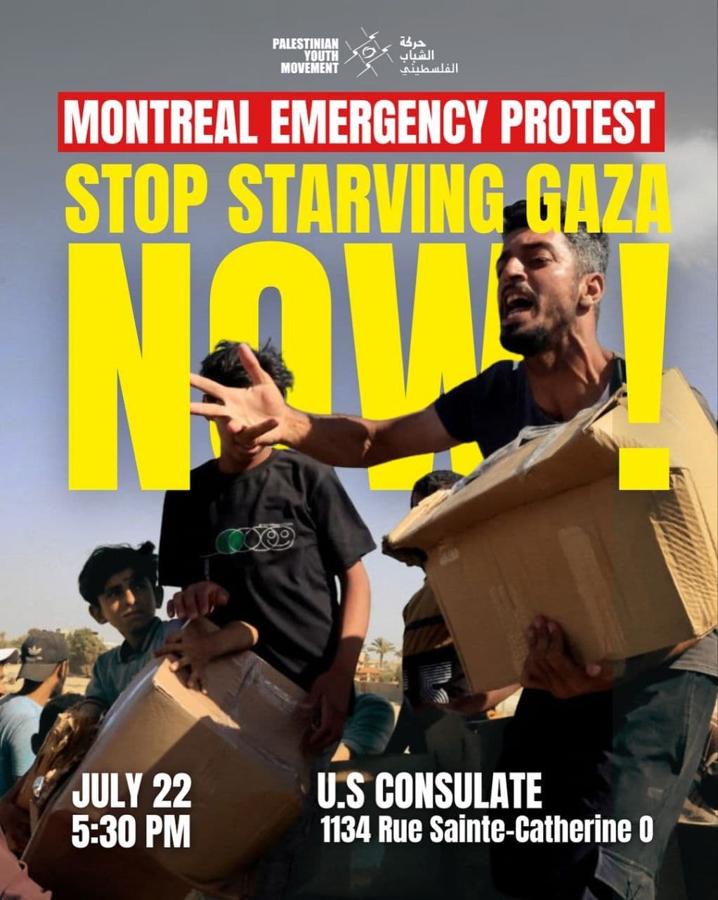 MONTREAL EMERGENCY PROTEST