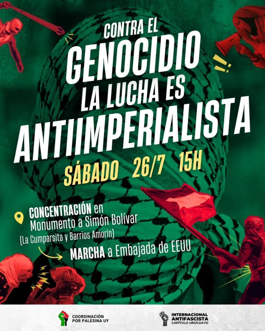 CONTRA EL GENOCIDIO> LA LUCHA ES ANTIIMPERIALISTA