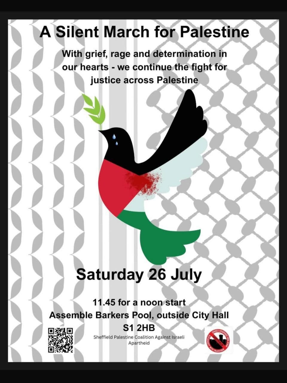 A Silent March for Palestine