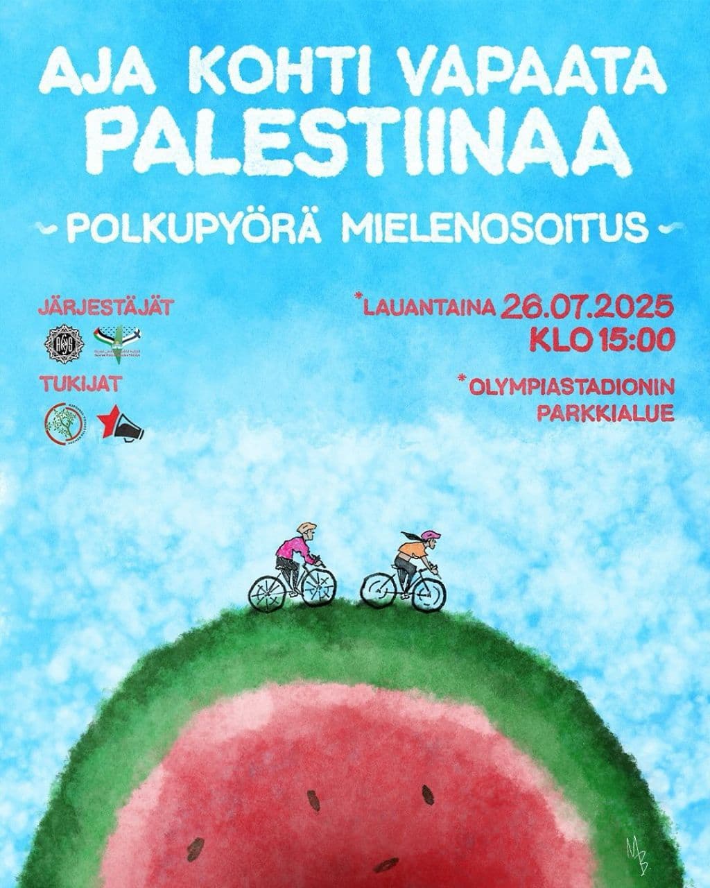 AJA KOHTI VAPAATA PALESTIINAA