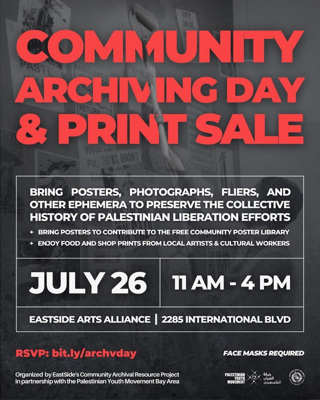 COMMUNITY ARCHIVING DAY & PRINT SALE