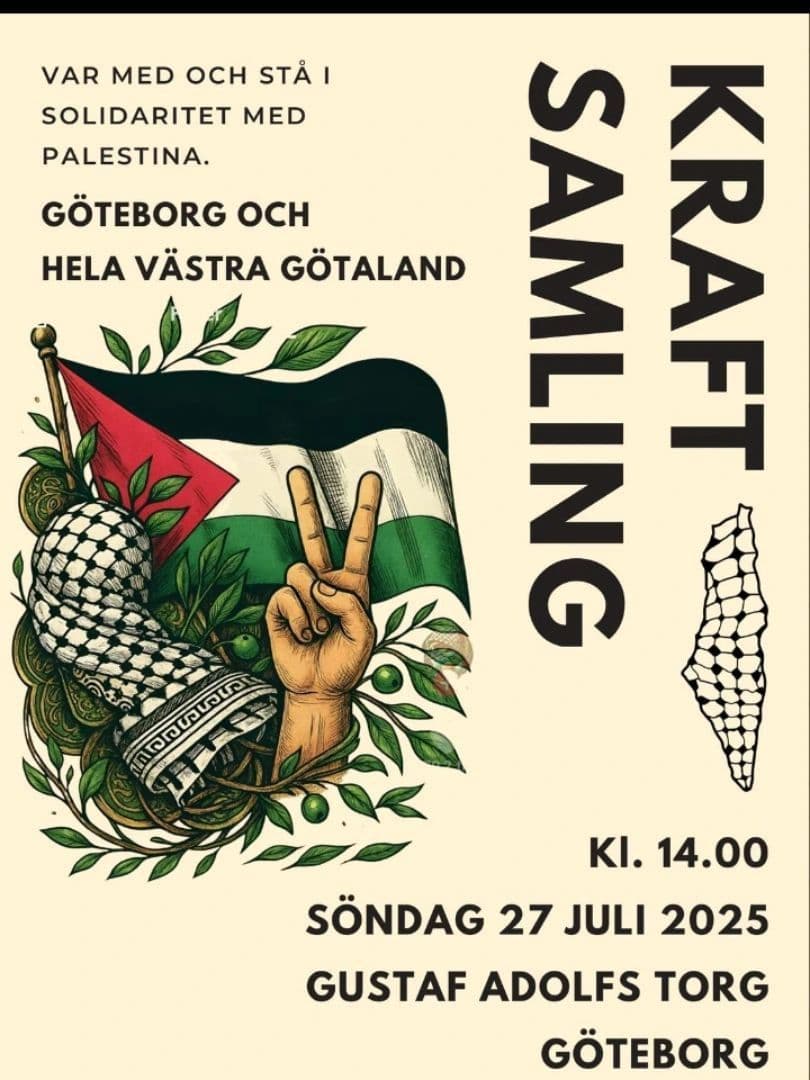 VAR MED OCH STẢ I SOLIDARITET MED PALESTINA