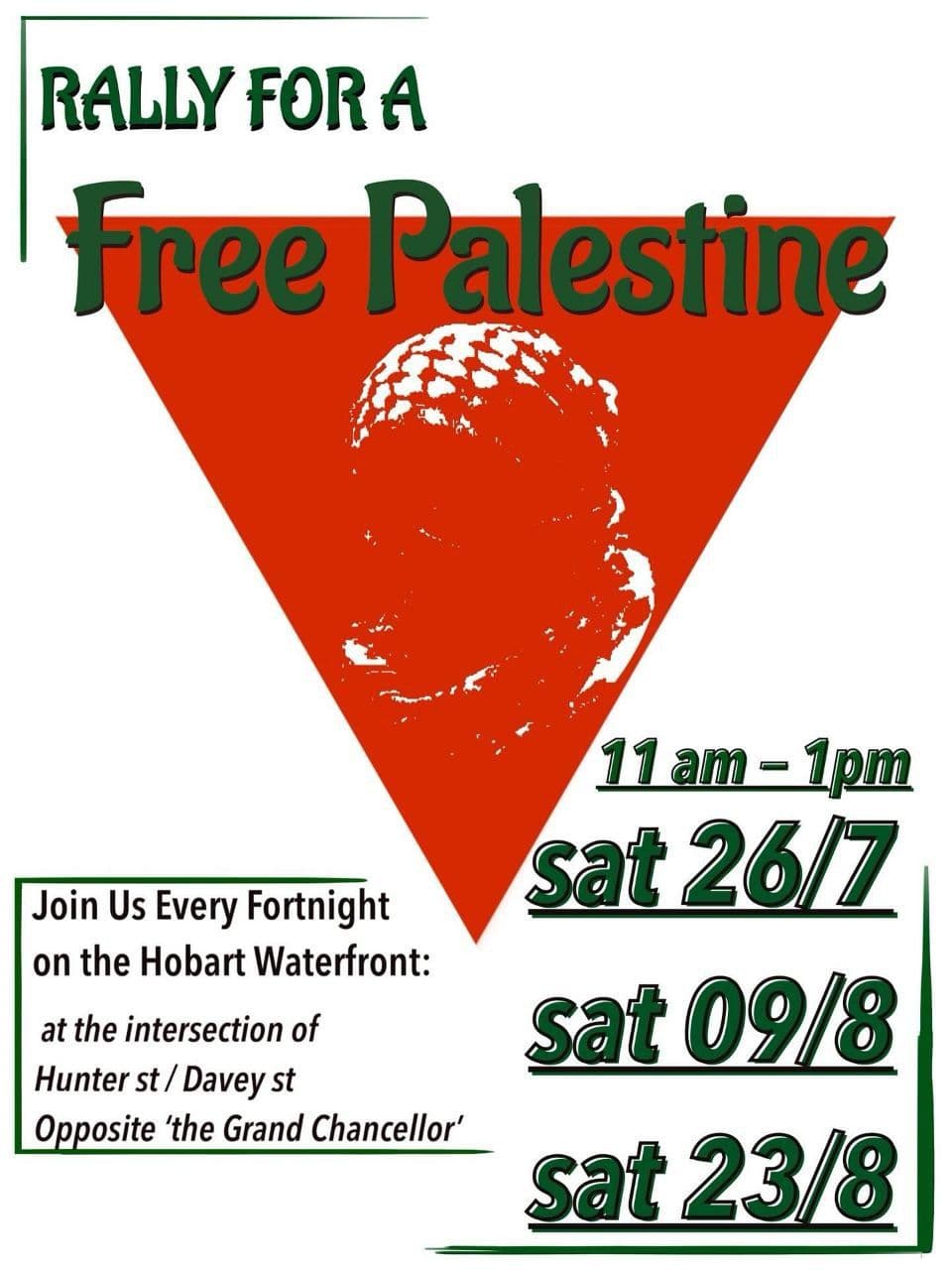 RALLY FOR A Free Palestine