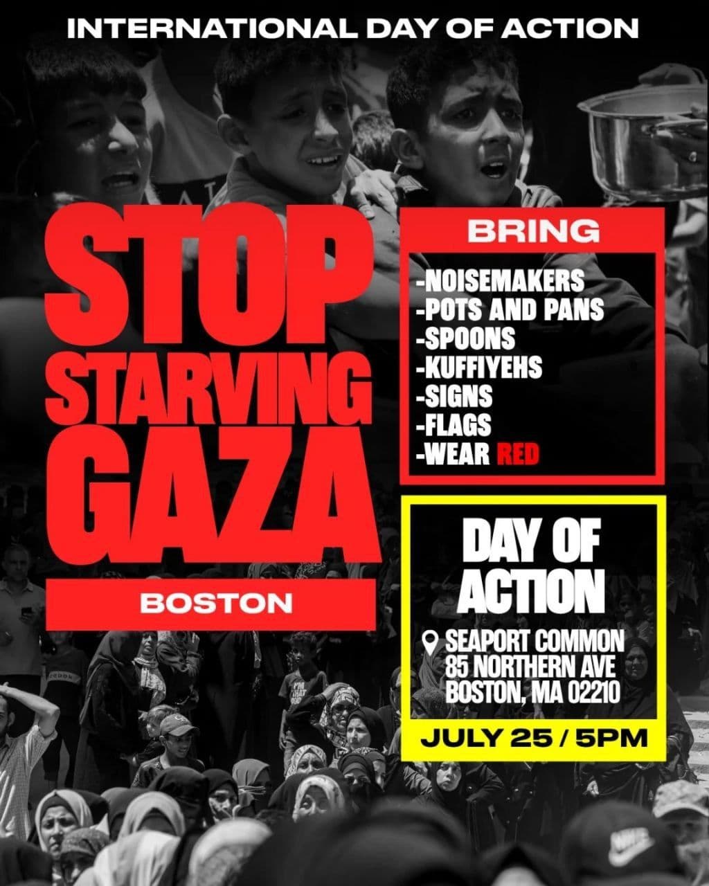 STOP STARVING GAZA NOW