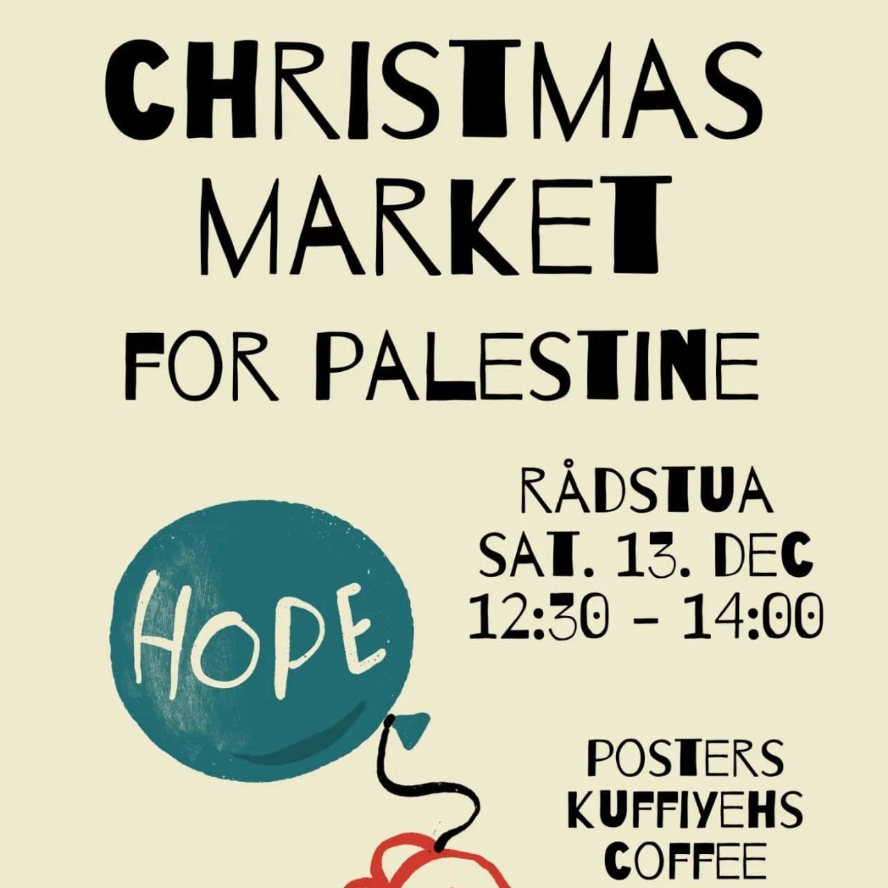 CHRISTMAS MARKET FOR PALESTINE