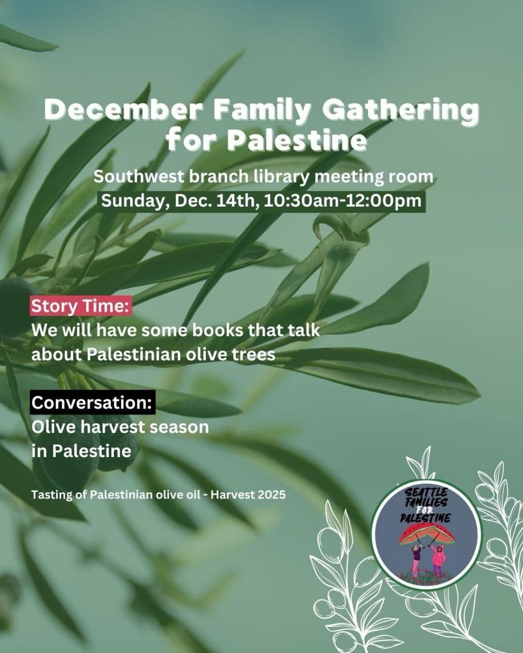 December Family Gathering for Palestine