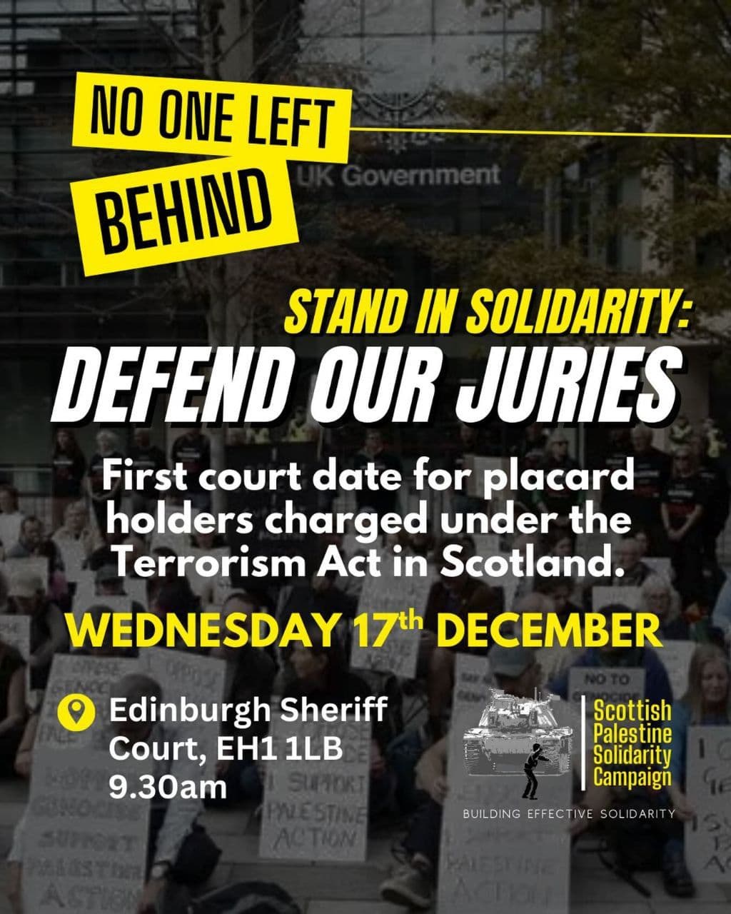 STAND IN SOLIDARITY: DEFEND OUR JURIES