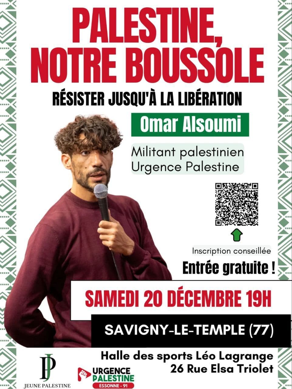 PALESTINE, NOTRE BOUSSOLE