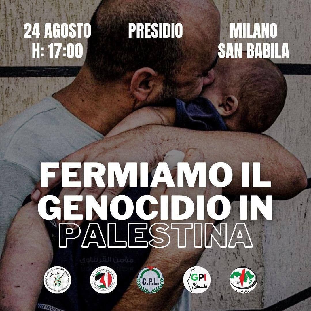 FERMIAMO IL GENOCIDIO IN PALESTINA