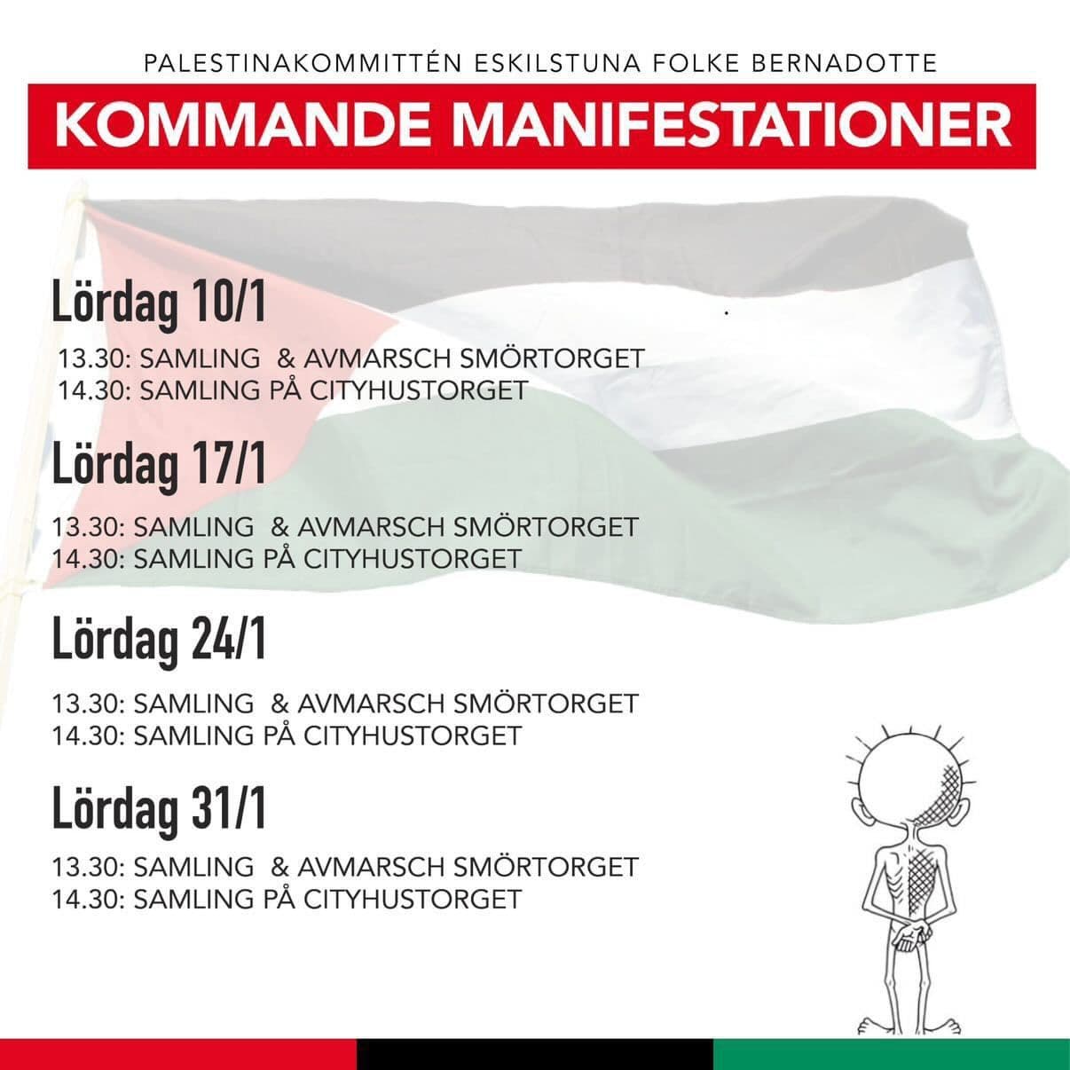 KOMMANDE MANIFESTATIONER / 17 January 
