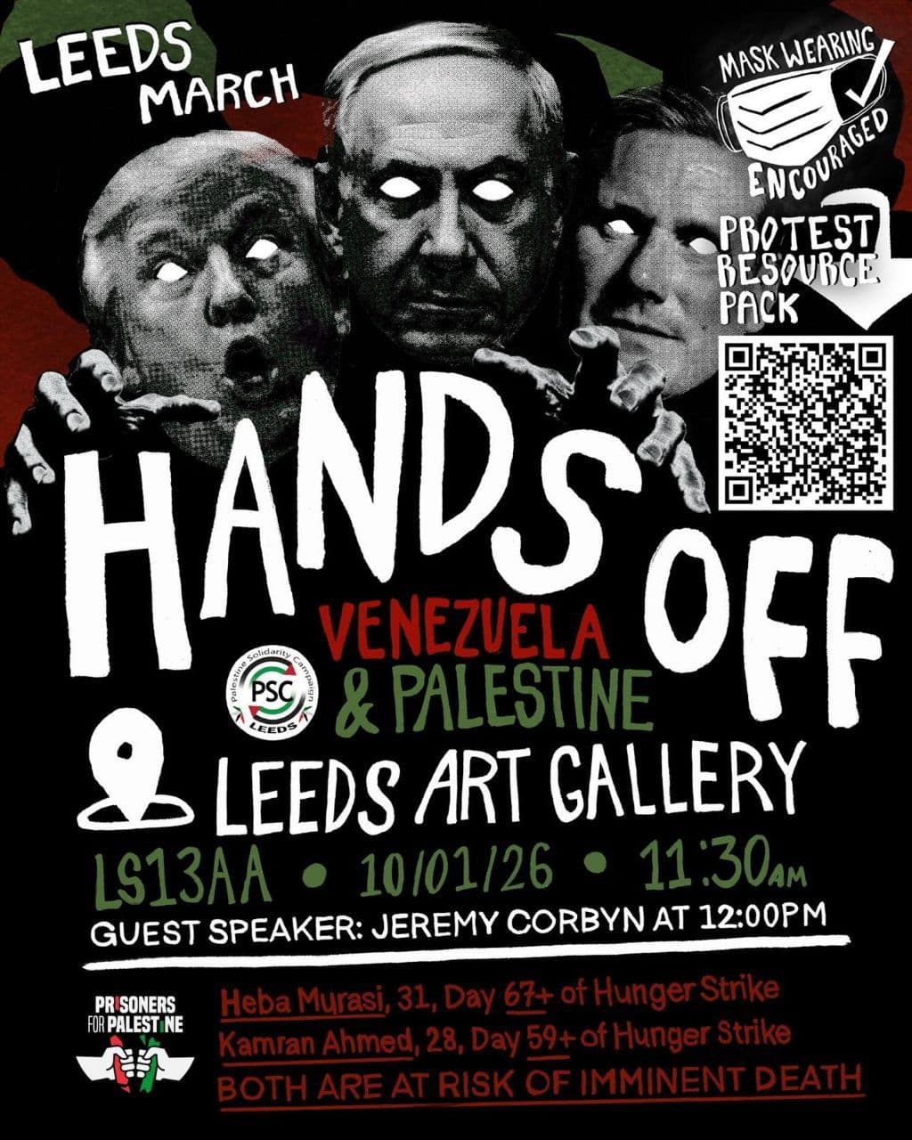 HANDS OFF VENEZUELA & PALESTINE