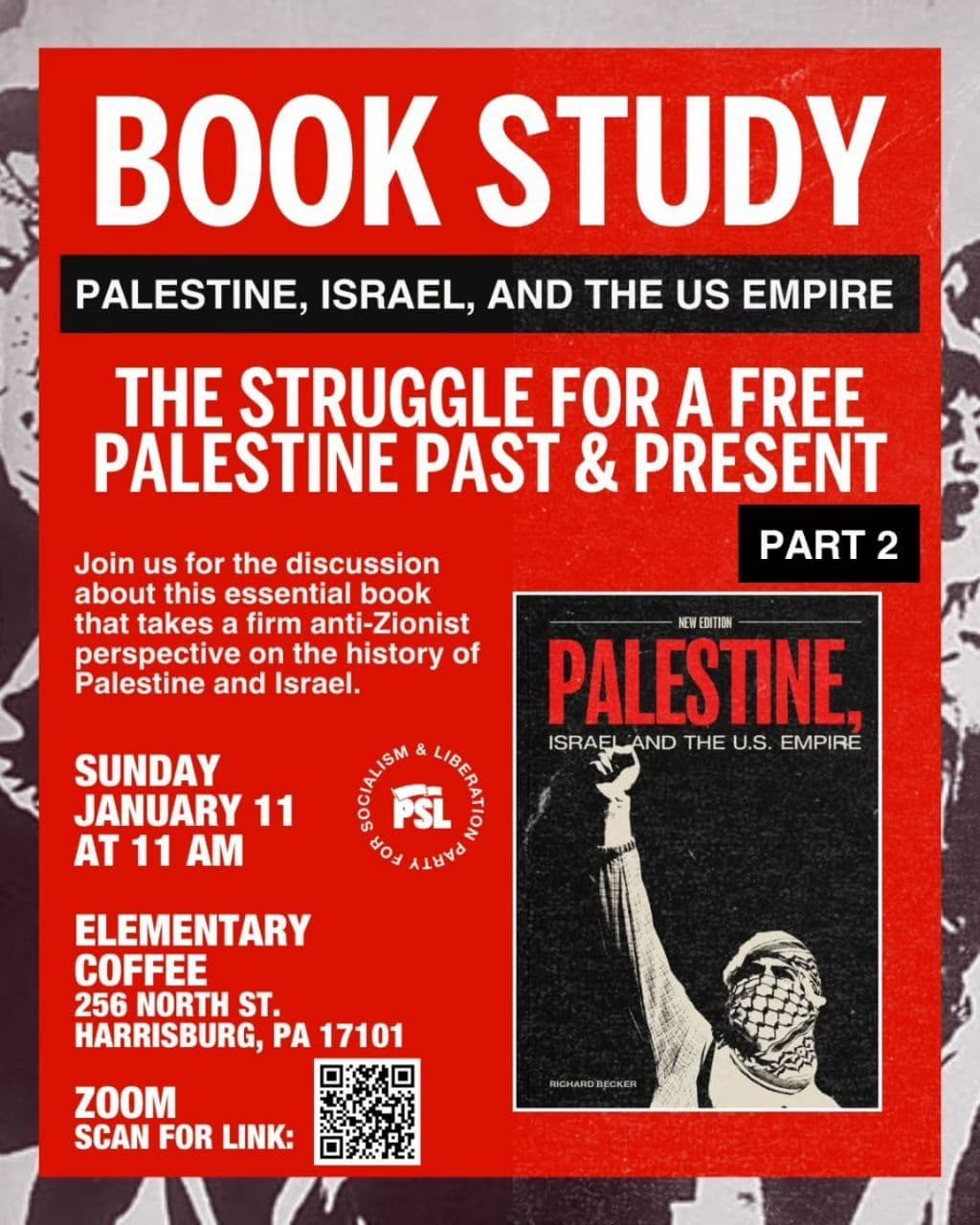 THE STRUGGLE FOR A FREE PALESTINE PAST & PRESENT