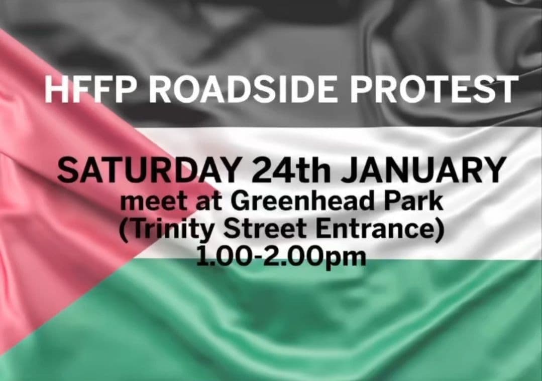 HFFP ROADSIDE PROTEST