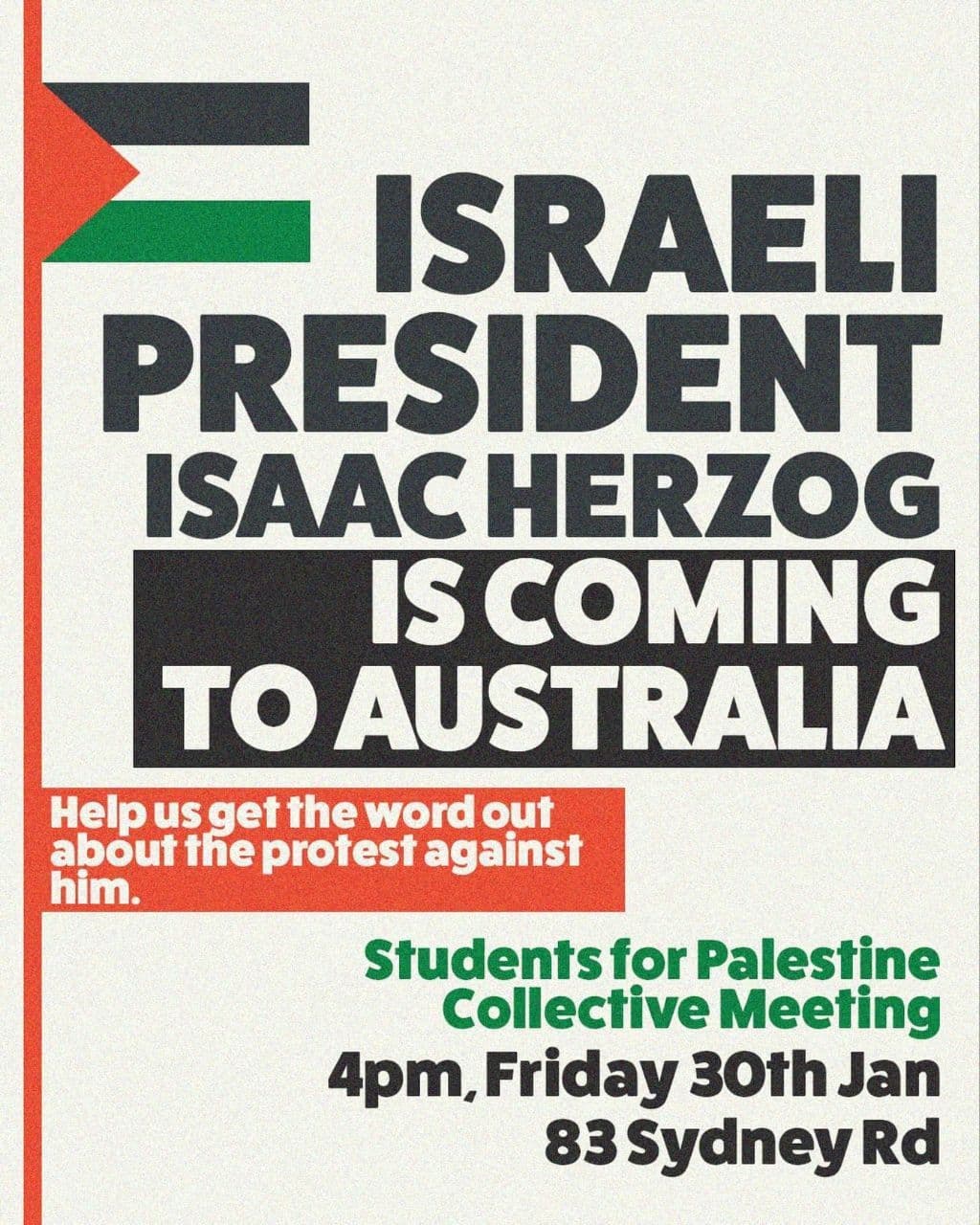 ISRAELI PRESIDENT ISAAC HERZOG IS COMING TO AUSTRALIA
