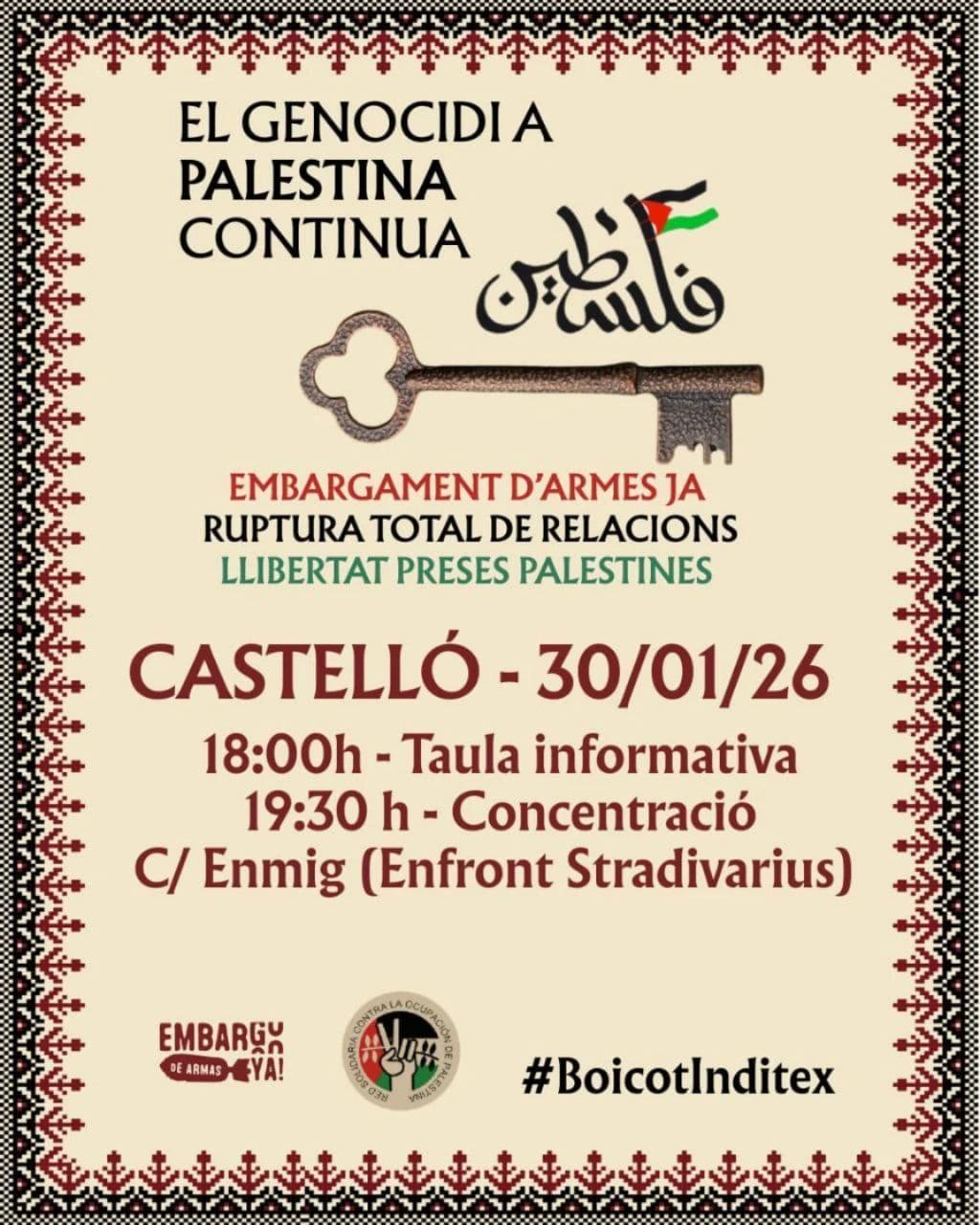 EL GENOCIDI A PALESTINA CONTINUA