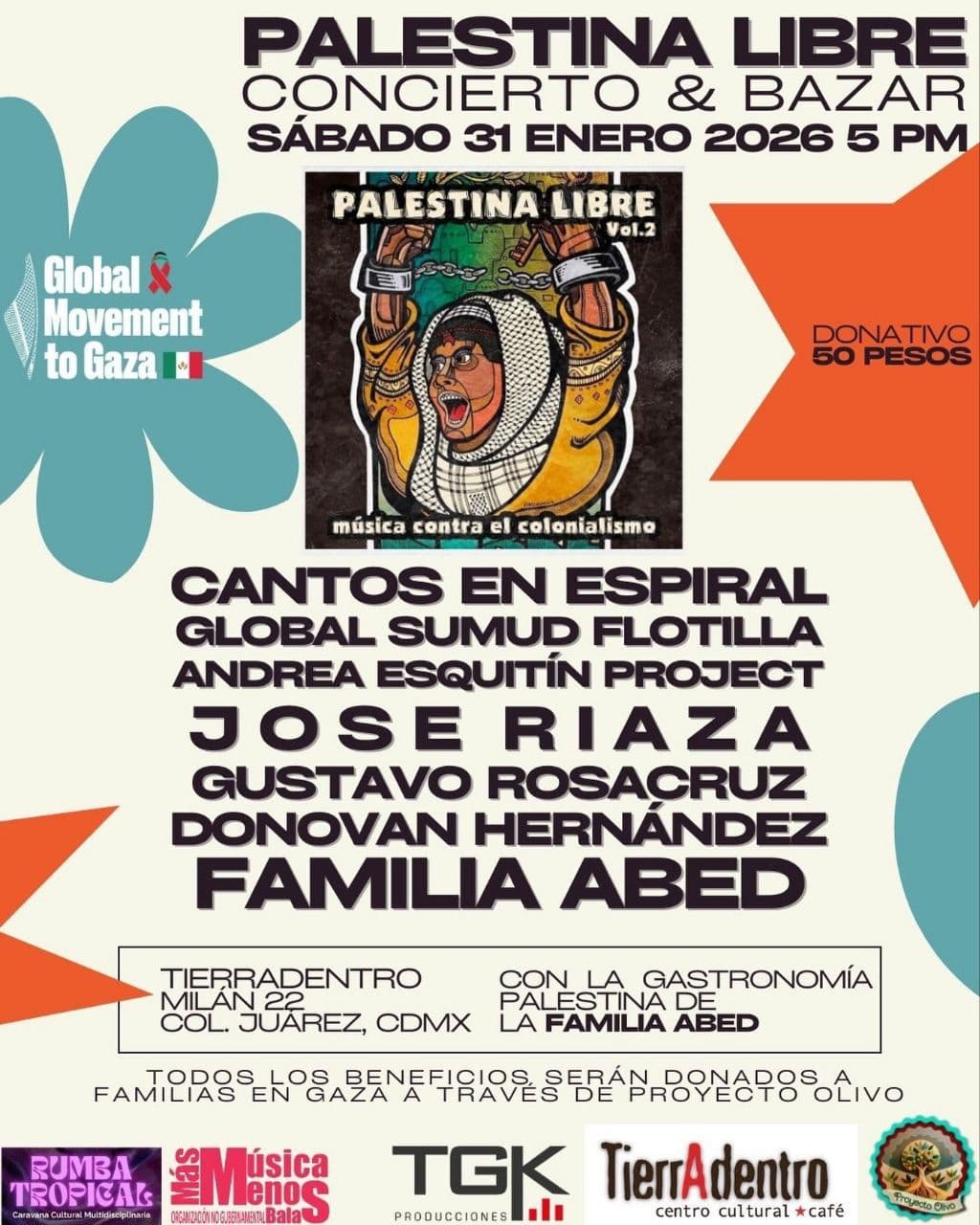 PALESTINA LIBRE CONCIERTO & BAZAR