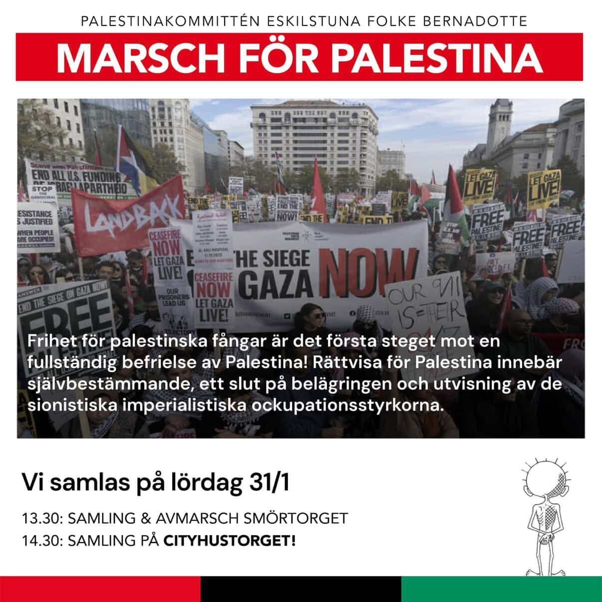 MARSCH FÖR PALESTINA