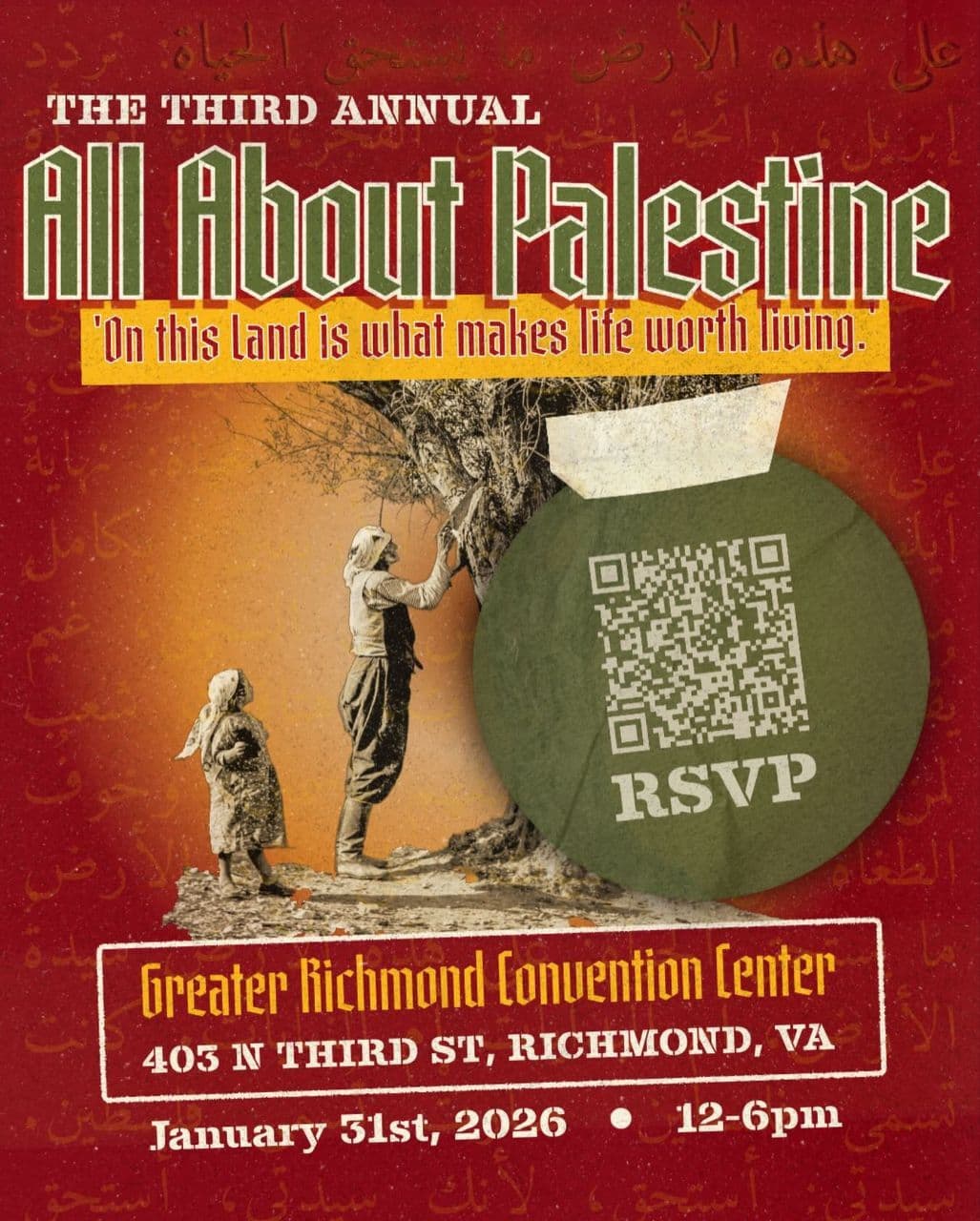 THE THIRD ANNUAL ALL ABOUT PALESTINE