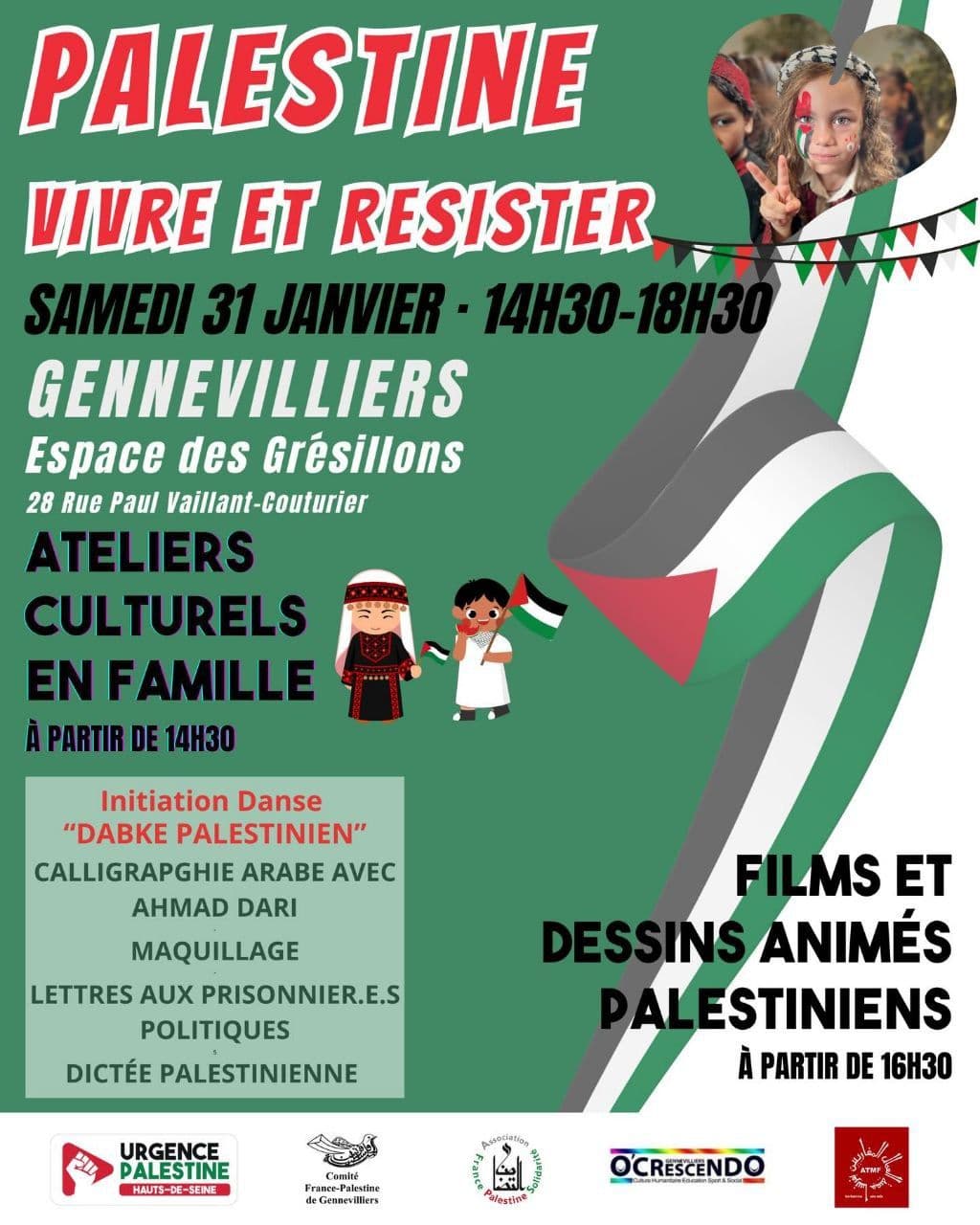 PALESTINE VIVRE ET RESISTER