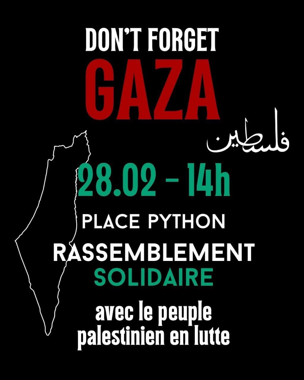 DON'T FORGET GAZA