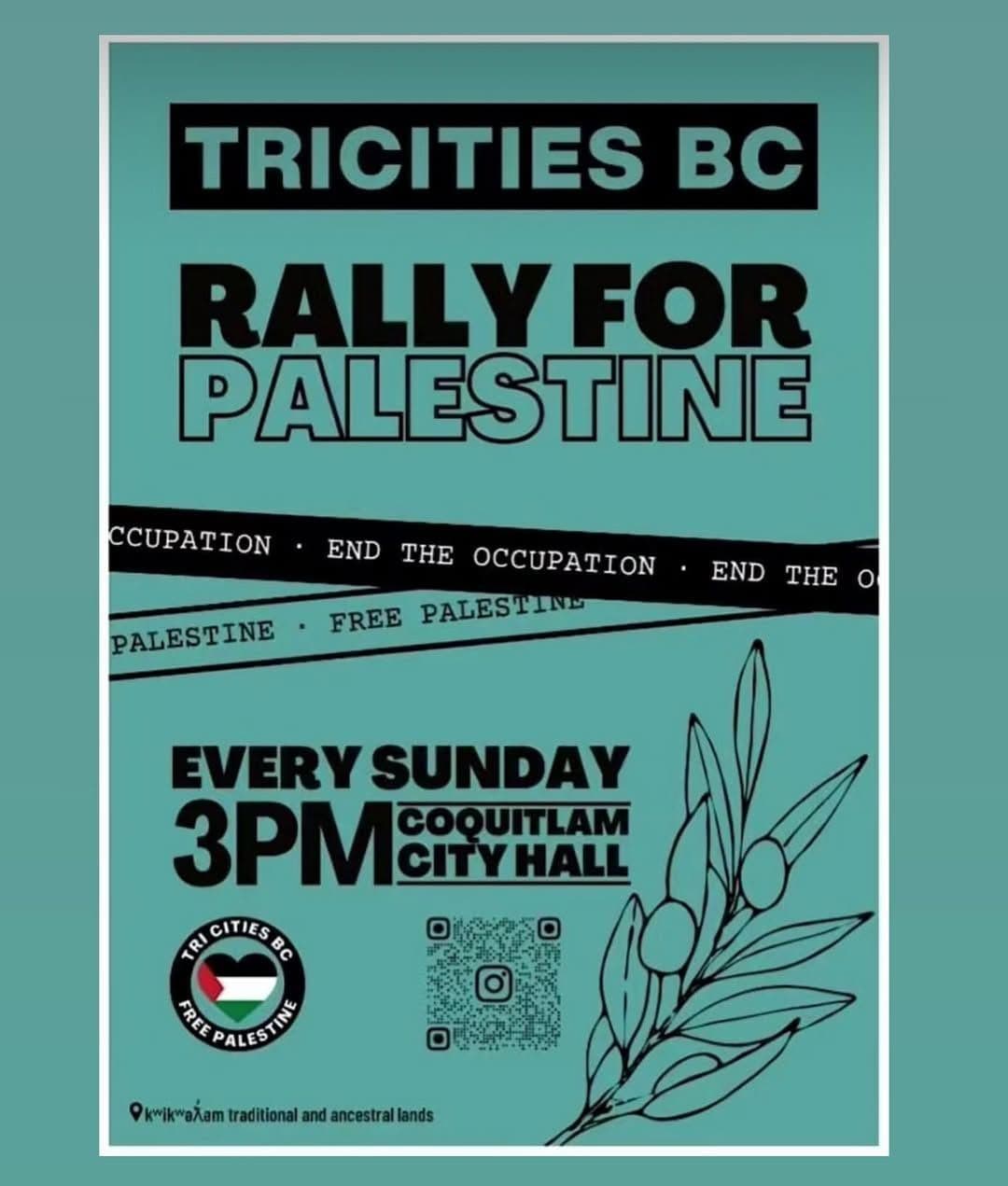 RALLY FOR PALESTINE / 18 January